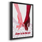 Groovy Love II - Modern Framed Canvas Print