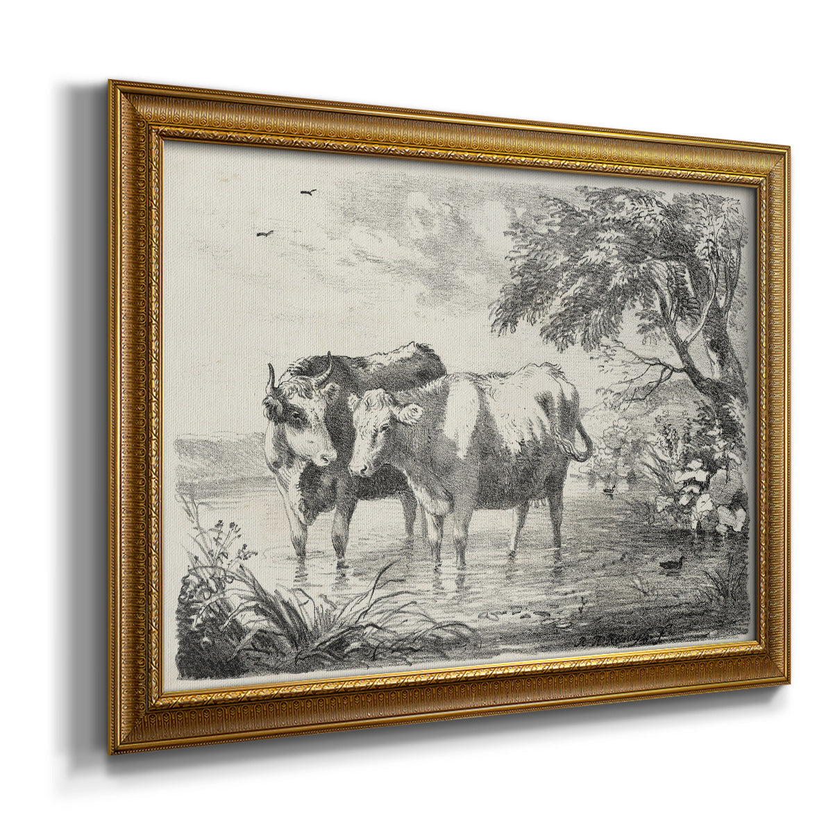 Rural Charms II Premium Framed Canvas- Ready to Hang