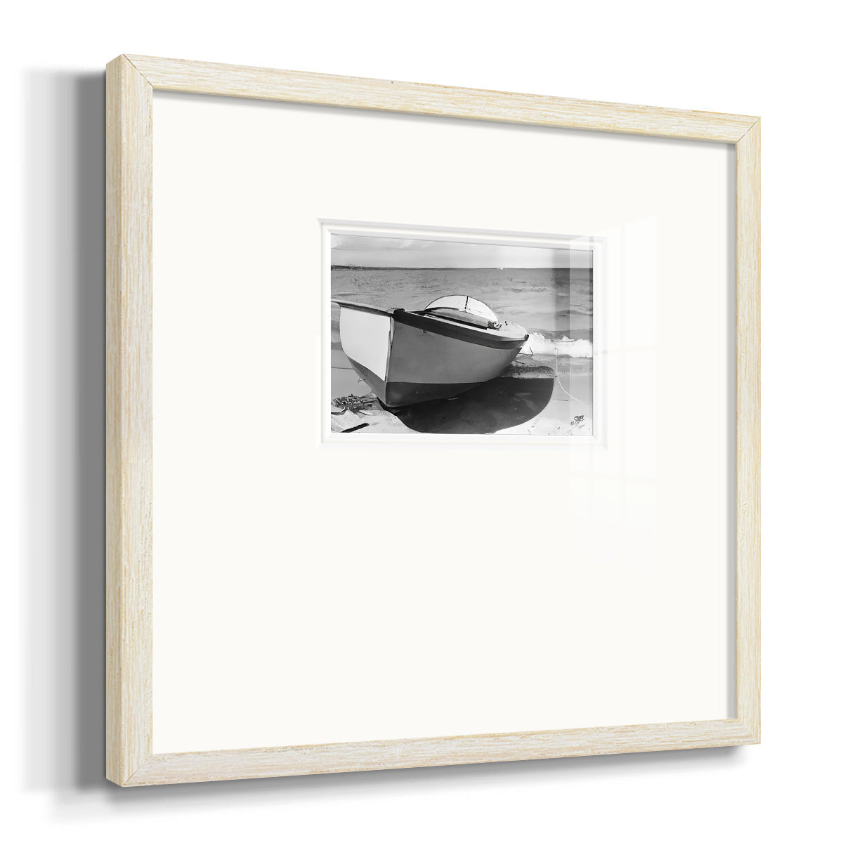 Vintage Rowboat II Premium Framed Print Double Matboard