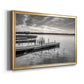 Soft Summer Sunrise - Modern Framed Canvas Print