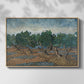 Olive Trees, 1889 - Floater Framed Canvas Print