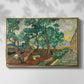 The Garden of Saint-Paul Hospital, 1889 - Floater Framed Canvas Print