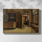 The Old Inn 'Het Loodshuis' in Antwerp, 1877 - Floater Framed Canvas Print