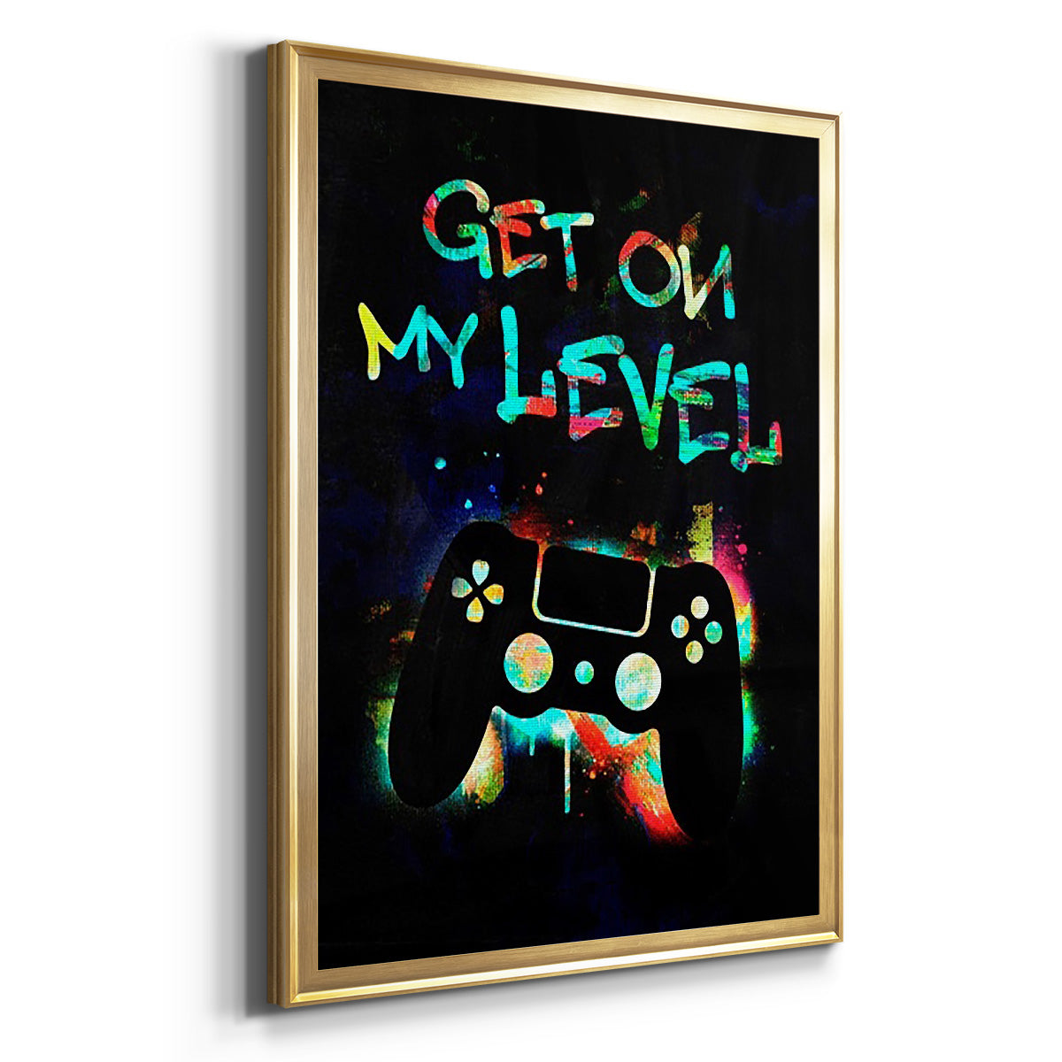 Gamer Tag II - Modern Framed Canvas Print