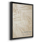 Ocean Calling Palms - Modern Framed Canvas Print