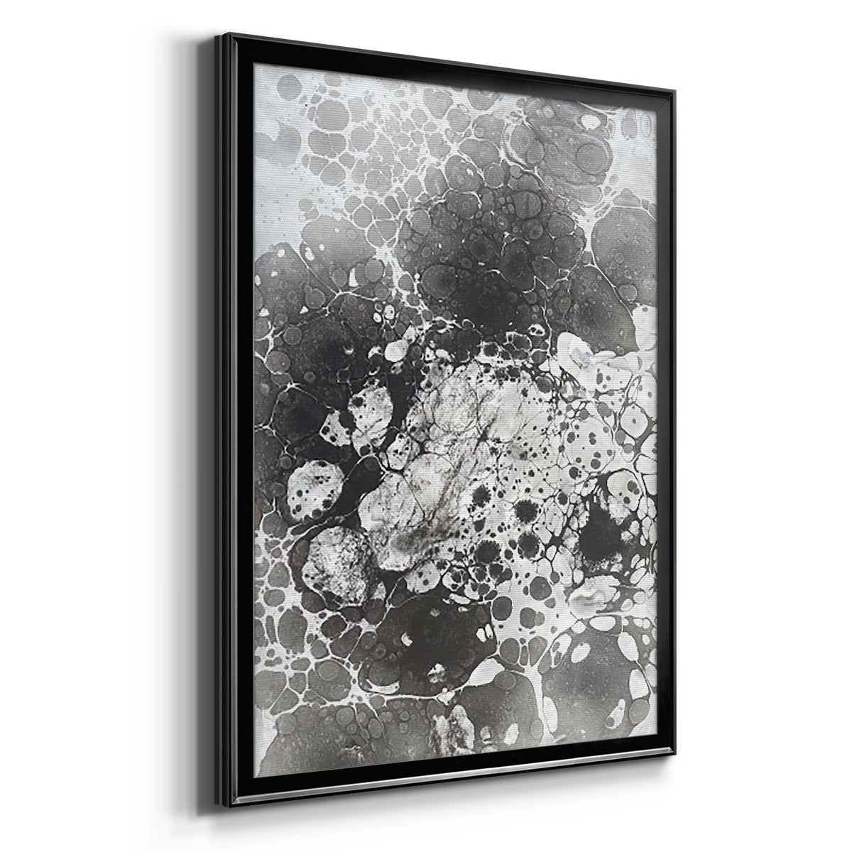 Marbling VI - Modern Framed Canvas Print