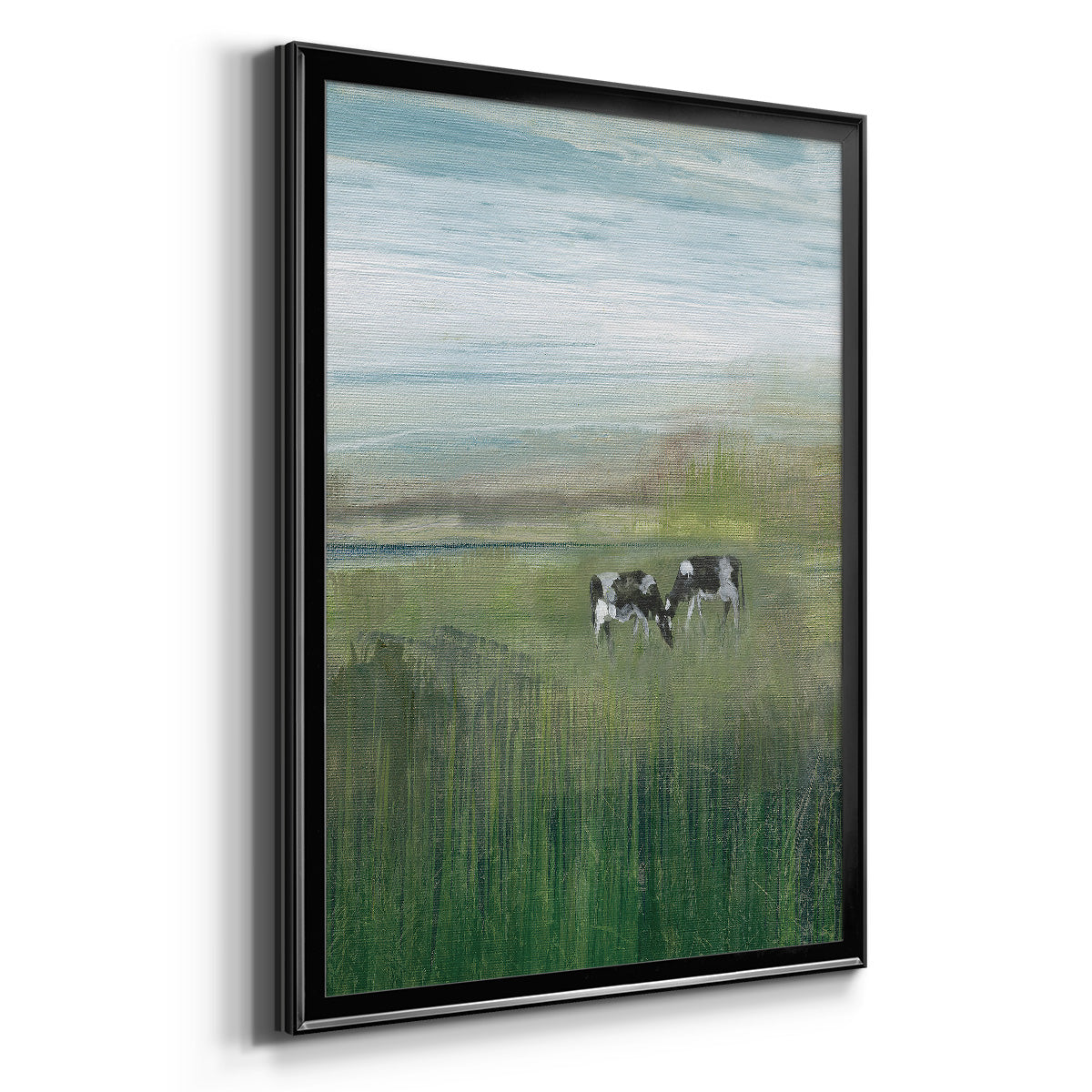 Out to Pasture I - Modern Framed Canvas Print