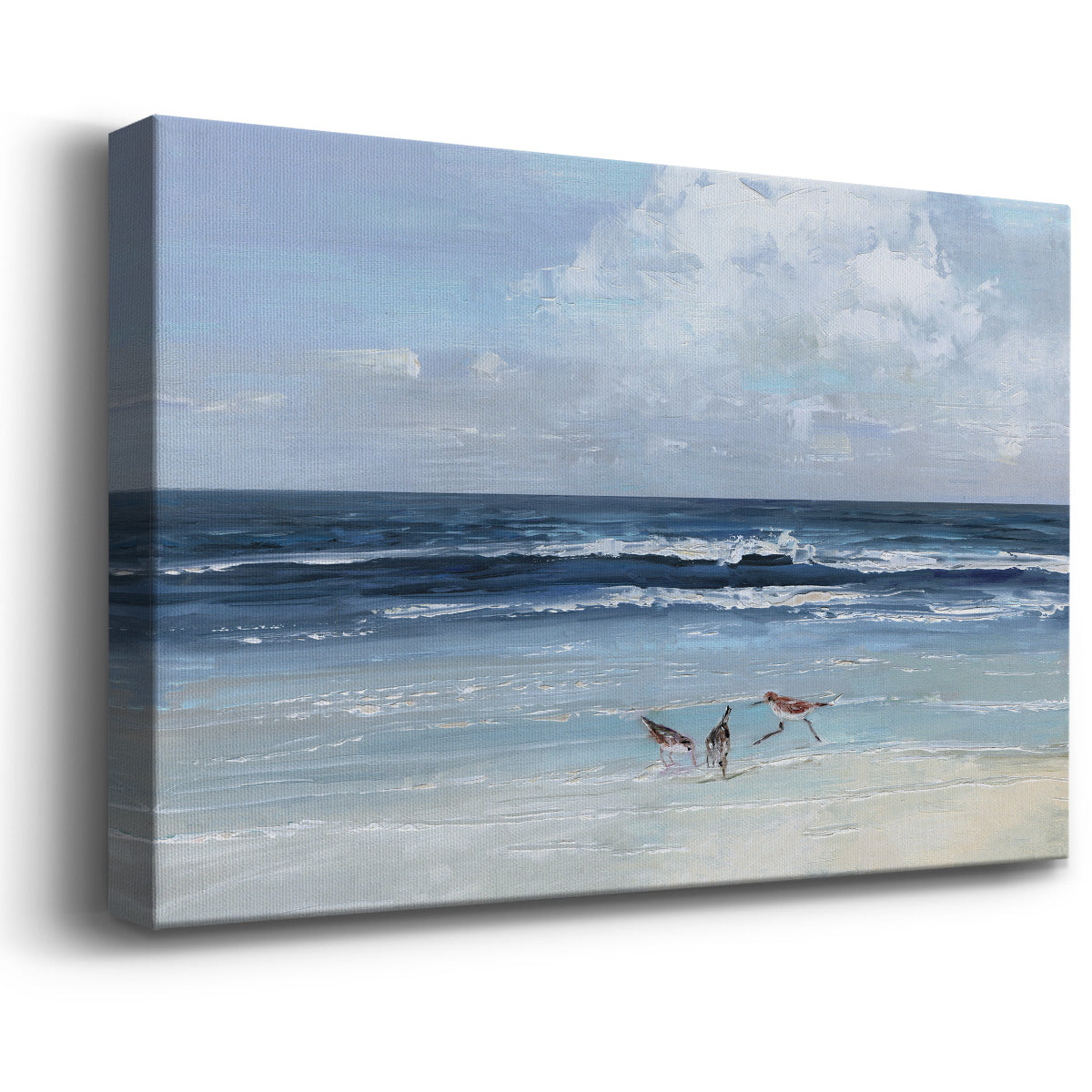 Beach Trio Premium Gallery Wrapped Canvas - Ready to Hang