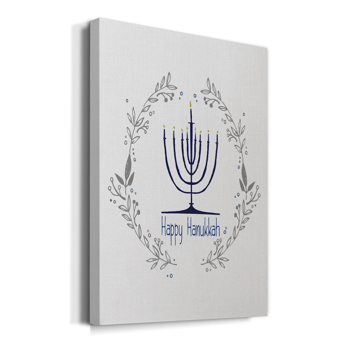 Happy Hanukkah II - Canvas Art Print