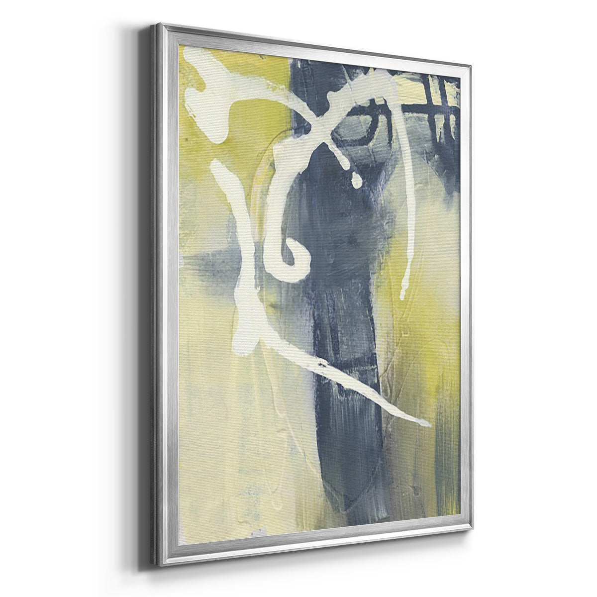 Delightful II - Modern Framed Canvas Print