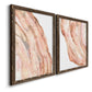 Rose Quartz I - Premium Framed Canvas 2 Piece Set - Ready to Hang