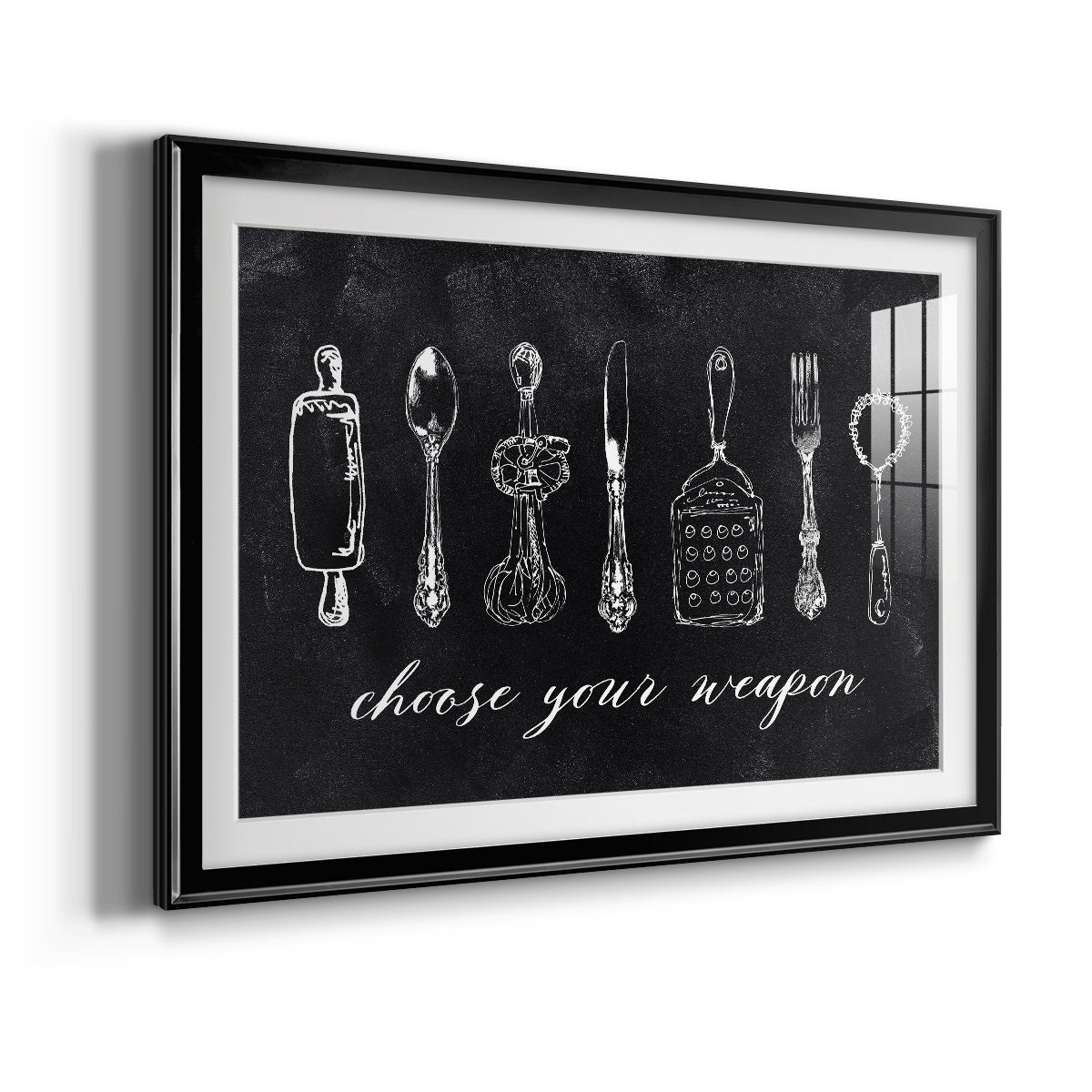 Choose Your Weapon Premium Framed Print - Ready to Hang