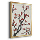 Red Berry Branch I - Modern Framed Canvas Print