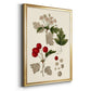Leaves & Berries III - Modern Framed Canvas Print