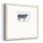 Long Horn Alt V2 - Double Matboard Framed Print