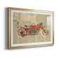 Vintage Red Premium Framed Print - Ready to Hang