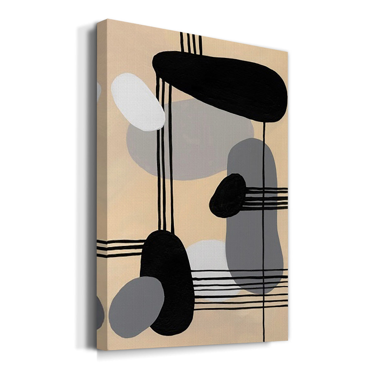 Interconnected Shapes II Premium Gallery Wrapped Canvas - Ready to Hang