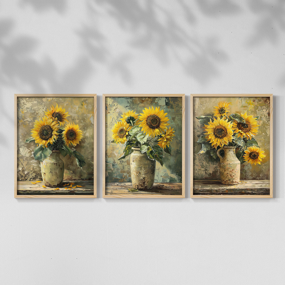 Floral Study Series CLXXI - Restickable Framed Art Set