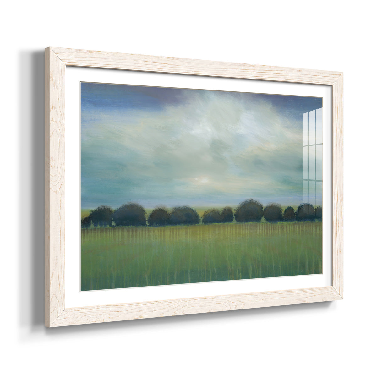 Greener Pastures - Barnwood Framed Art Print