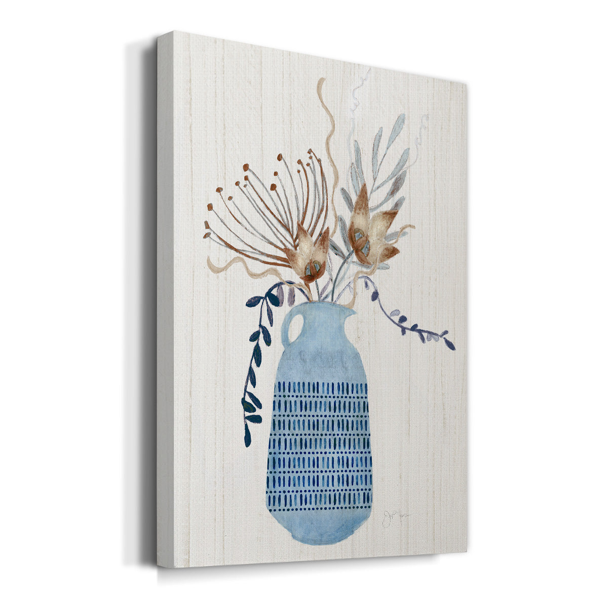 Boho Arrangement I Premium Gallery Wrapped Canvas - Ready to Hang