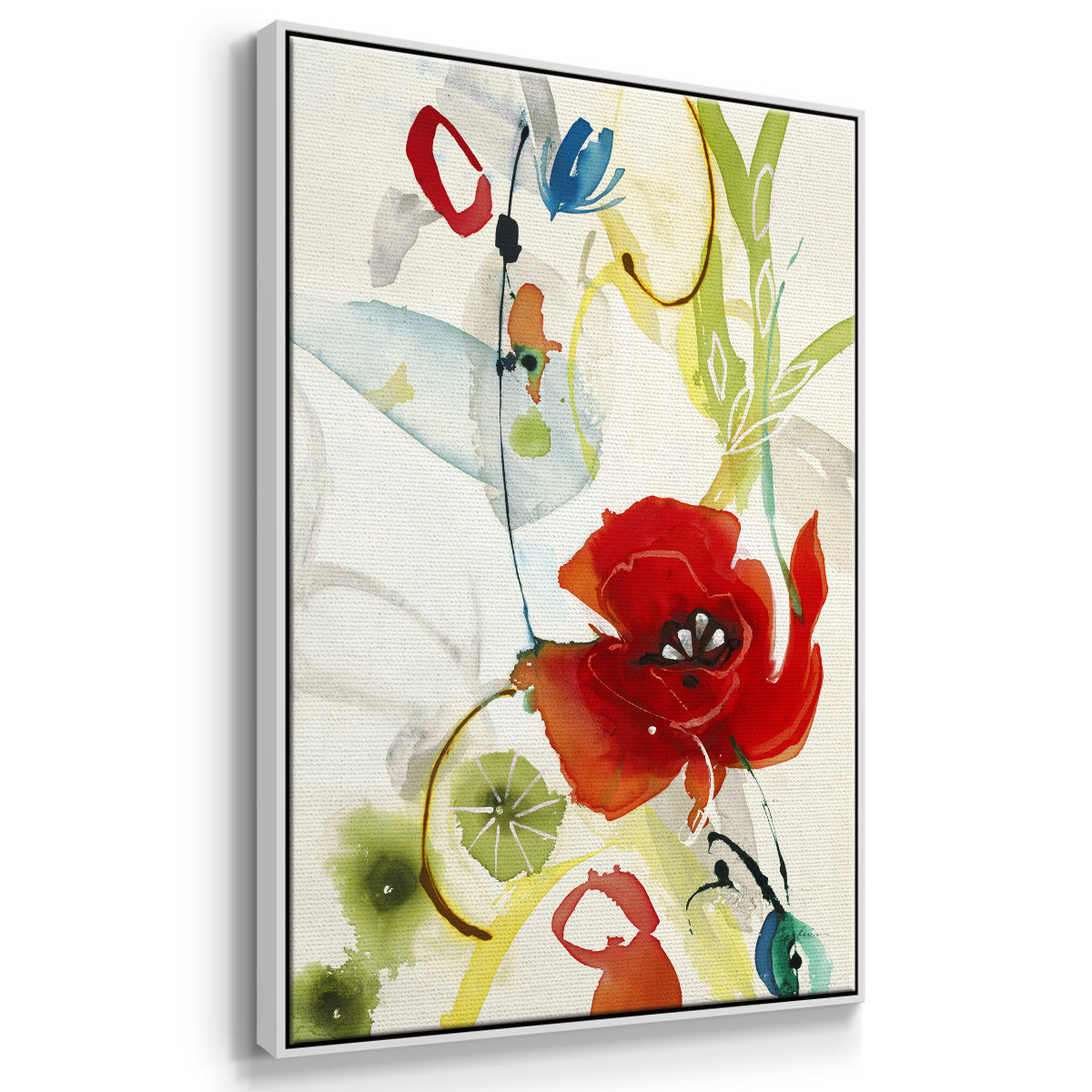 Local Color II - Framed Premium Gallery Wrapped Canvas L Frame - Ready to Hang