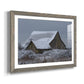 Winter Barn - Barnwood Framed Art Print