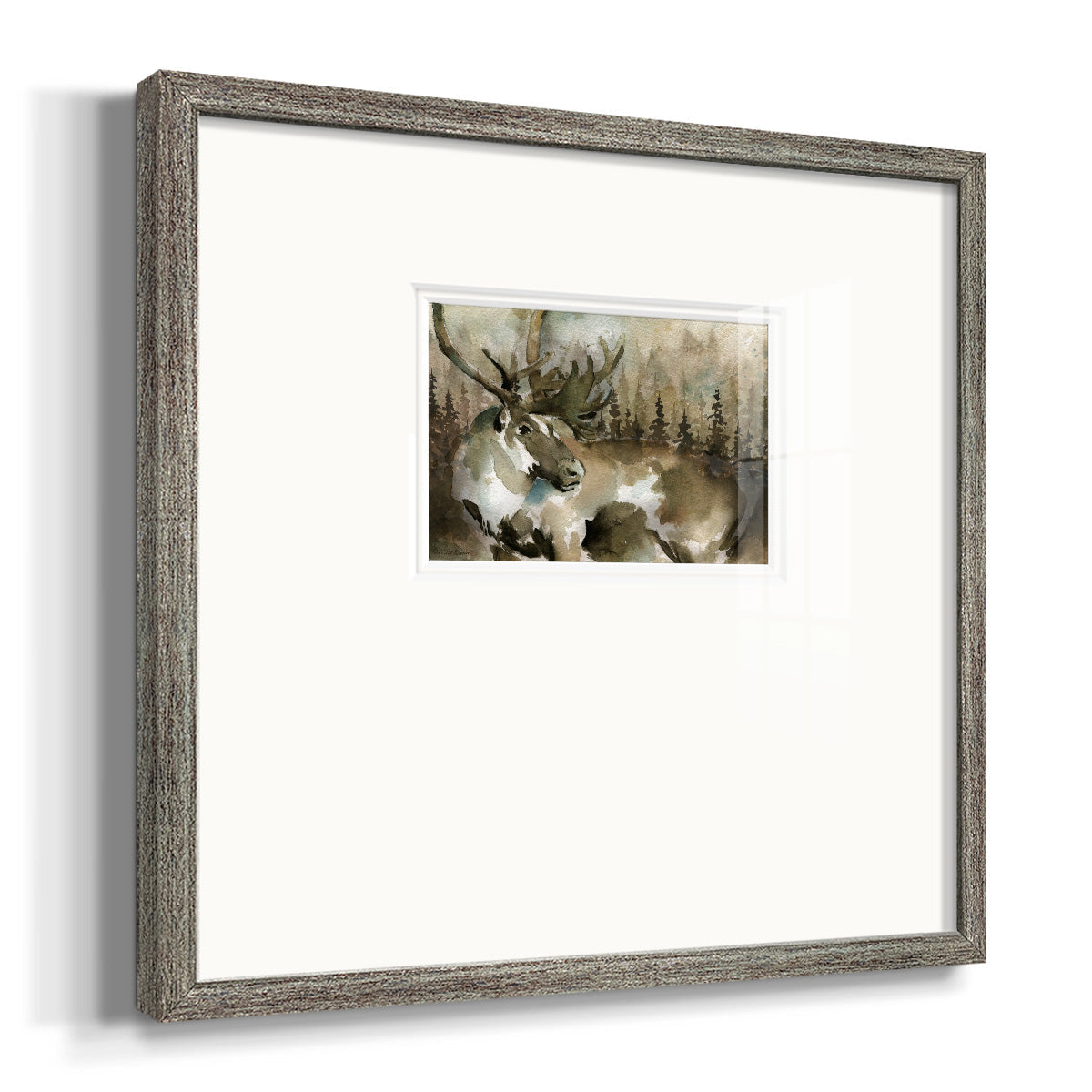 Lodge Twilight III Premium Framed Print Double Matboard