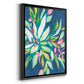 Blue Tropics I - Modern Framed Canvas Print