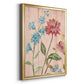 Wildflower Flutter I - Modern Framed Canvas Print