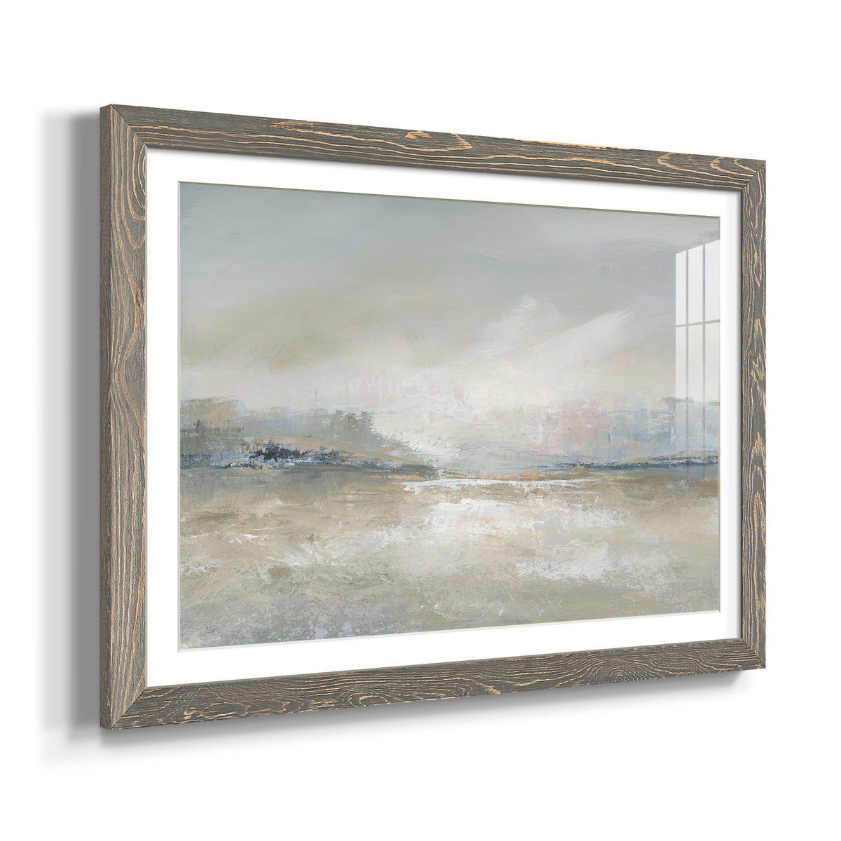 Horizon Haze - Barnwood Framed Art Print