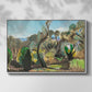 Landscape near Nice, c. 1918 - Floater Framed Canvas Print