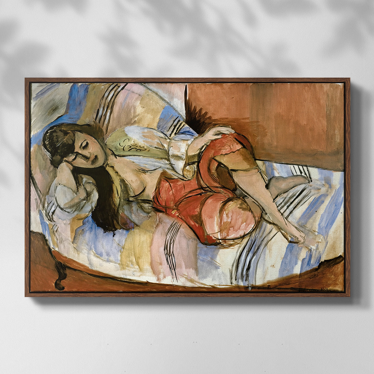 Odalisque, 1923 - Floater Framed Canvas Print