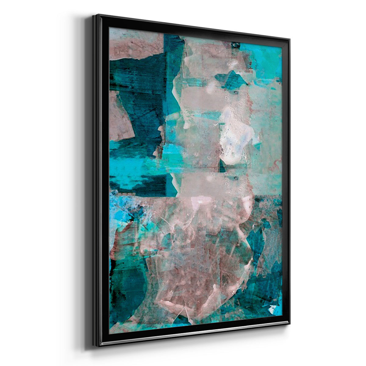 Impasto III - Modern Framed Canvas Print