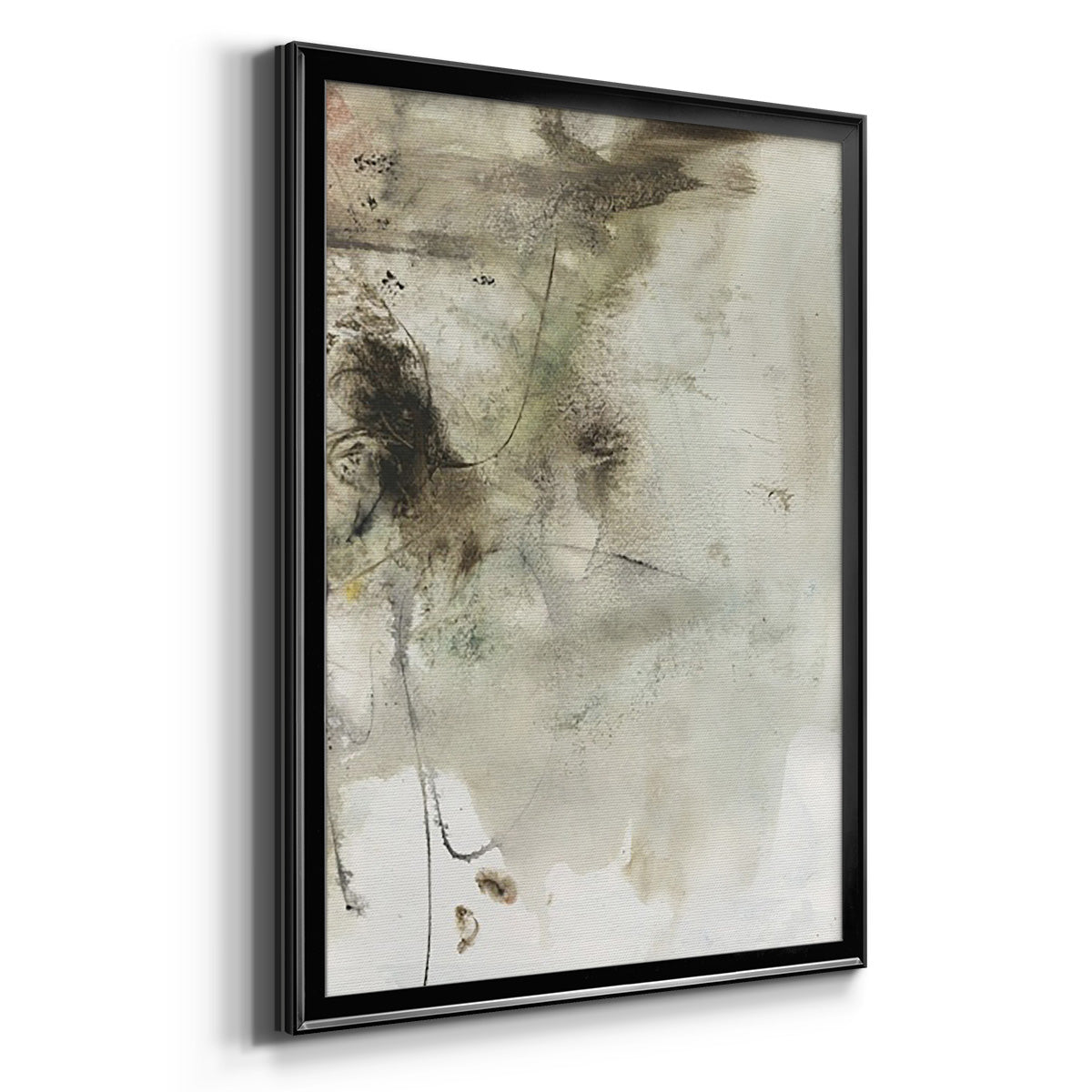 Soft Inspiration IV - Modern Framed Canvas Print