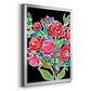 Floral Choir Bouquet - Modern Framed Canvas Print