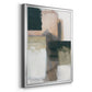 Marble Block Symmetry III - Modern Framed Canvas Print