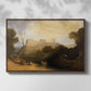Linlithgow Palace, c. 1807 - Floater Framed Canvas Print