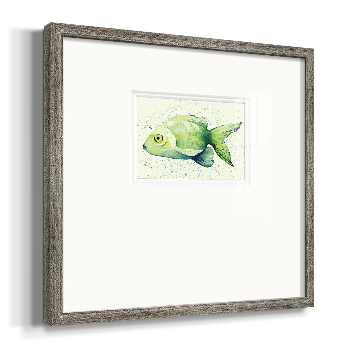 Speckled Freshwater Fish I Premium Framed Print Double Matboard