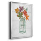 Harvest Home Leaves I - Modern Framed Canvas Print