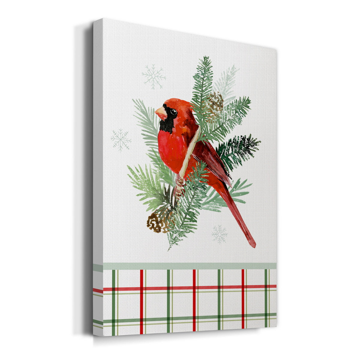 Winter Visitor Collection B - Gallery Wrapped Canvas