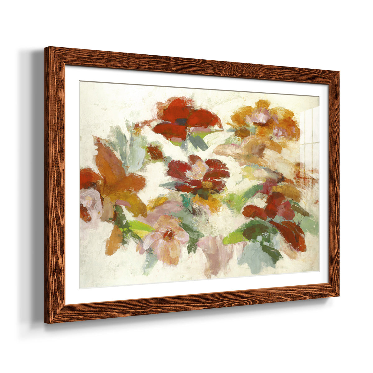 Floral Impressions V1-Premium Framed Print - Ready to Hang