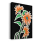 Pop Flowers III Premium Gallery Wrapped Canvas - Ready to Hang