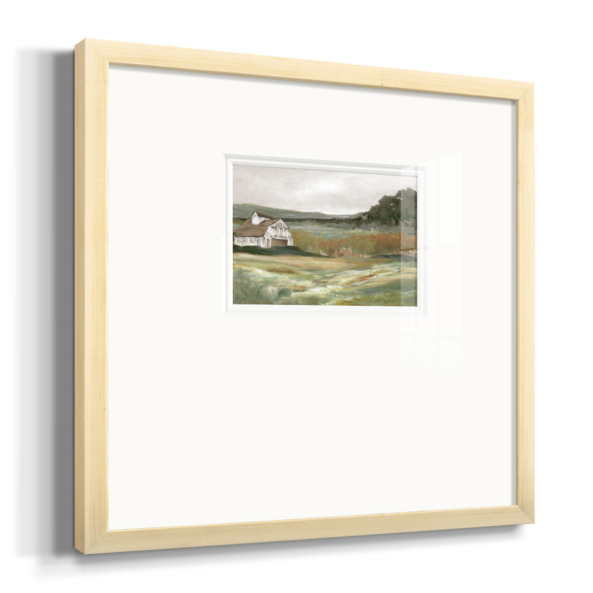 Afternoon on the Farm Premium Framed Print Double Matboard