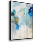 Celeste Motion I - Framed Premium Gallery Wrapped Canvas L Frame - Ready to Hang