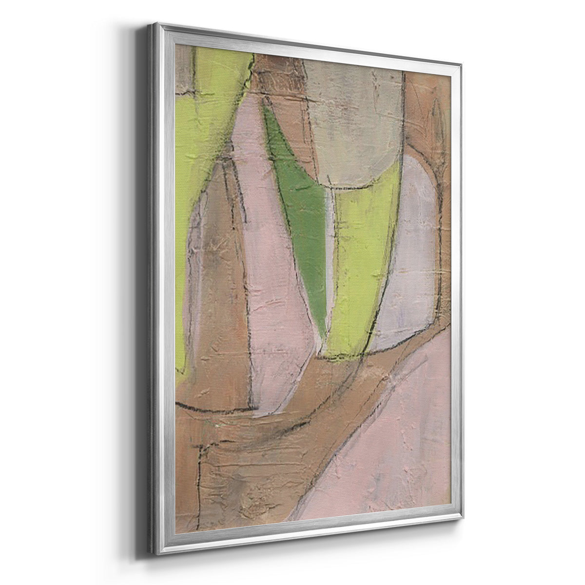 Many Layers I - Modern Framed Canvas Print