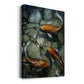 Tres Koi I Premium Gallery Wrapped Canvas - Ready to Hang