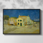 The Yellow House (The Street), 1888 - Floater Framed Canvas Print