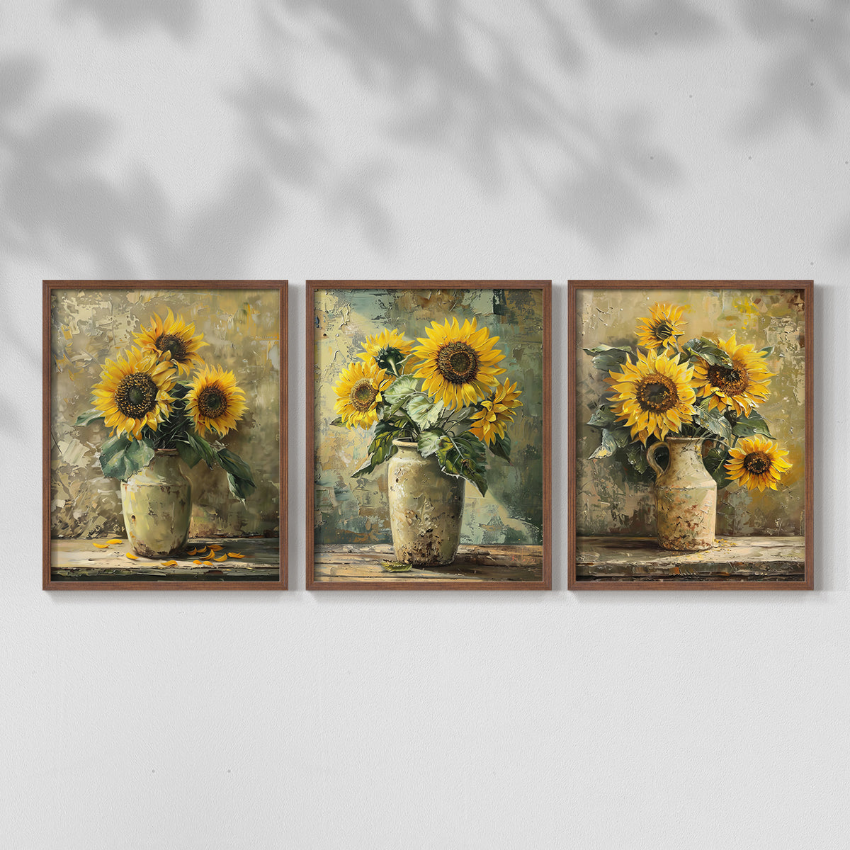 Floral Study Series CLXXI - Restickable Framed Art Set