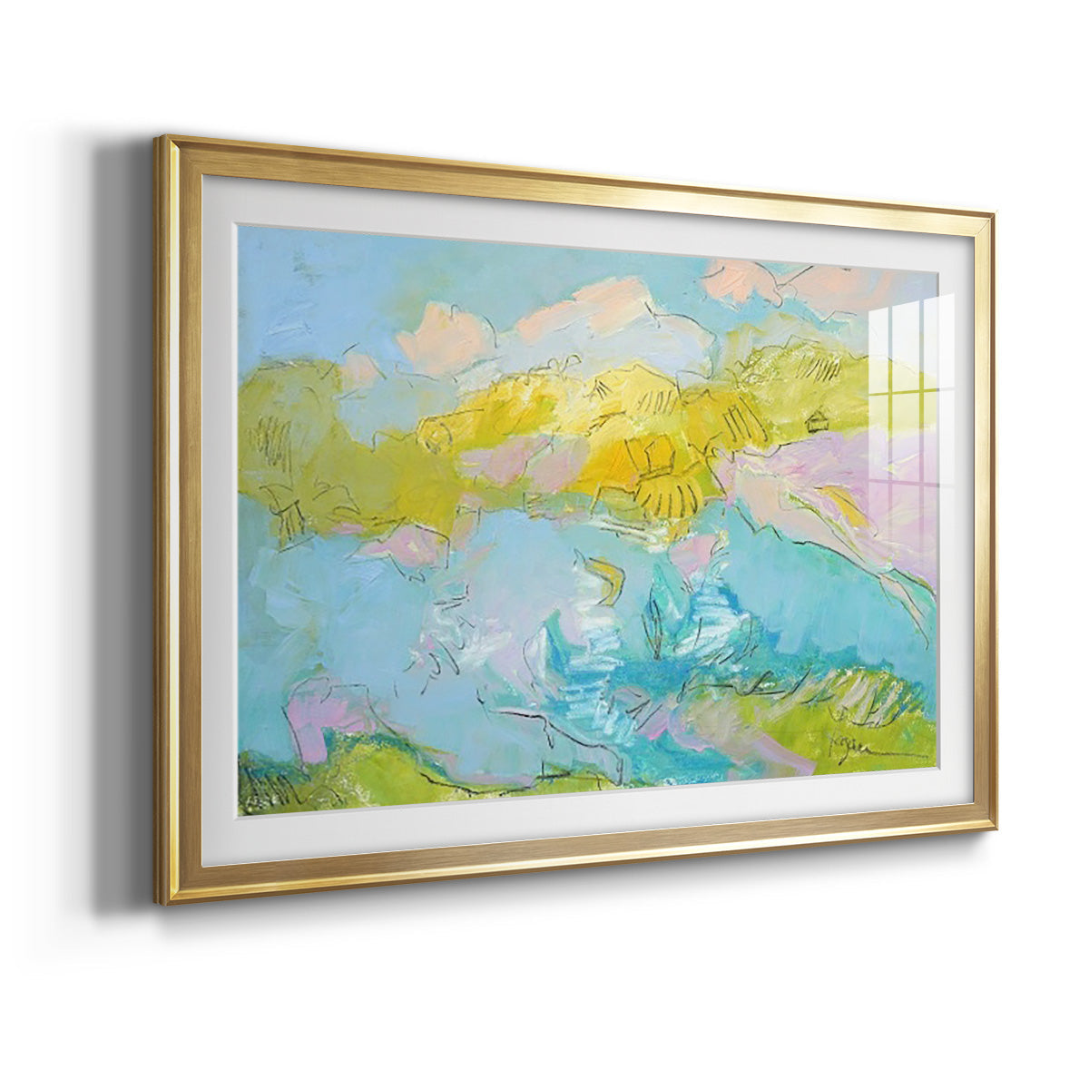 Learning to Fly Premium Framed Print - Ready to Hang