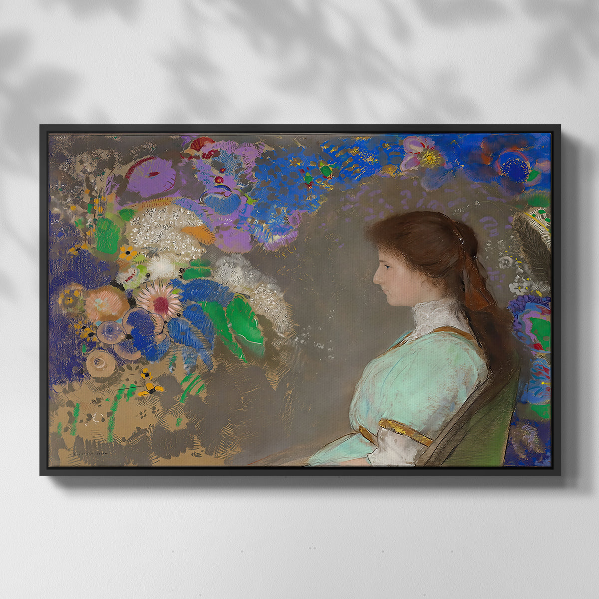 Portrait of Violette Heymann, 1910 - Floater Framed Canvas Print